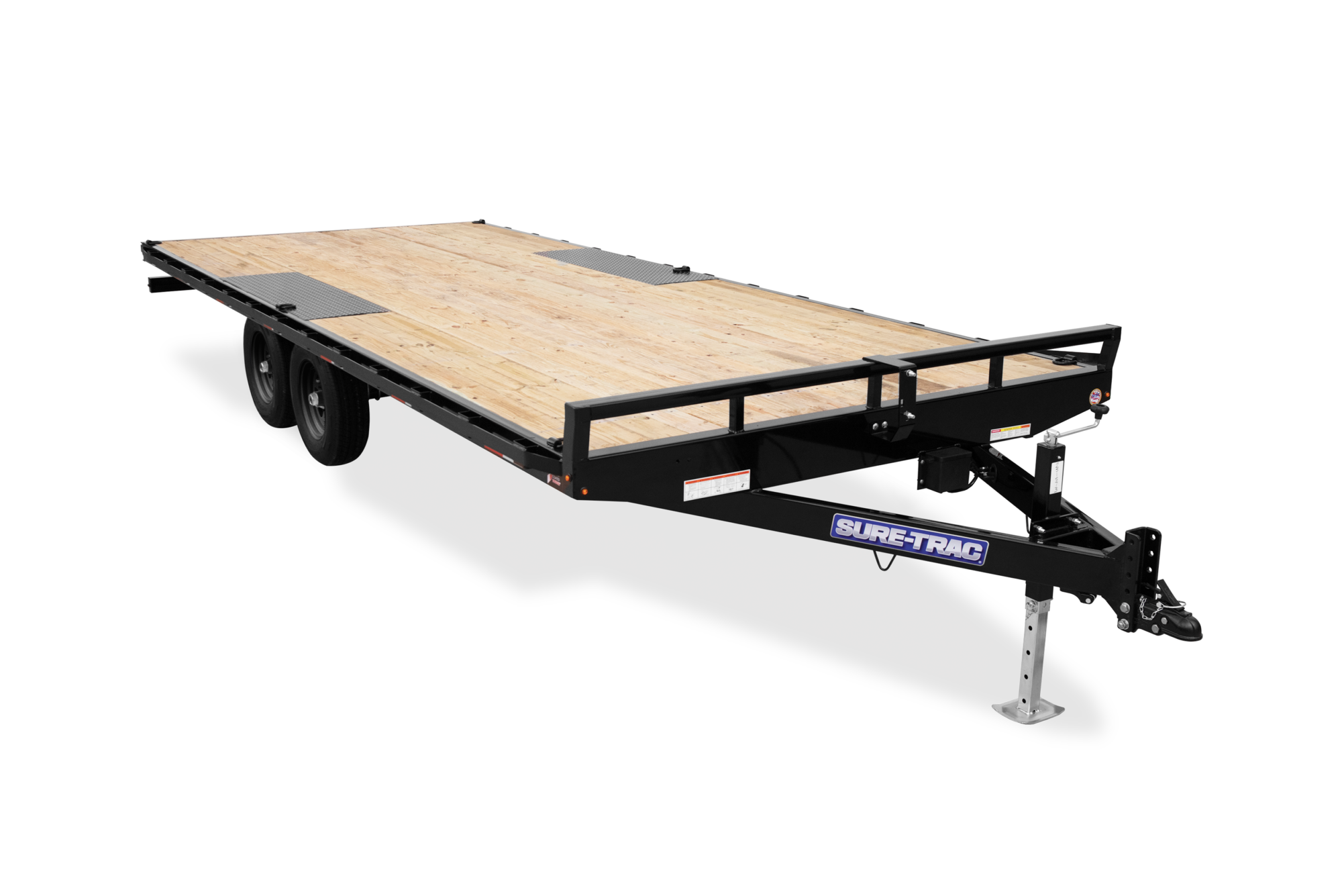 Sure-Trac ST10218TDO — 8.5ft x 18ft Tilt Deck-Over Equipment Trailer